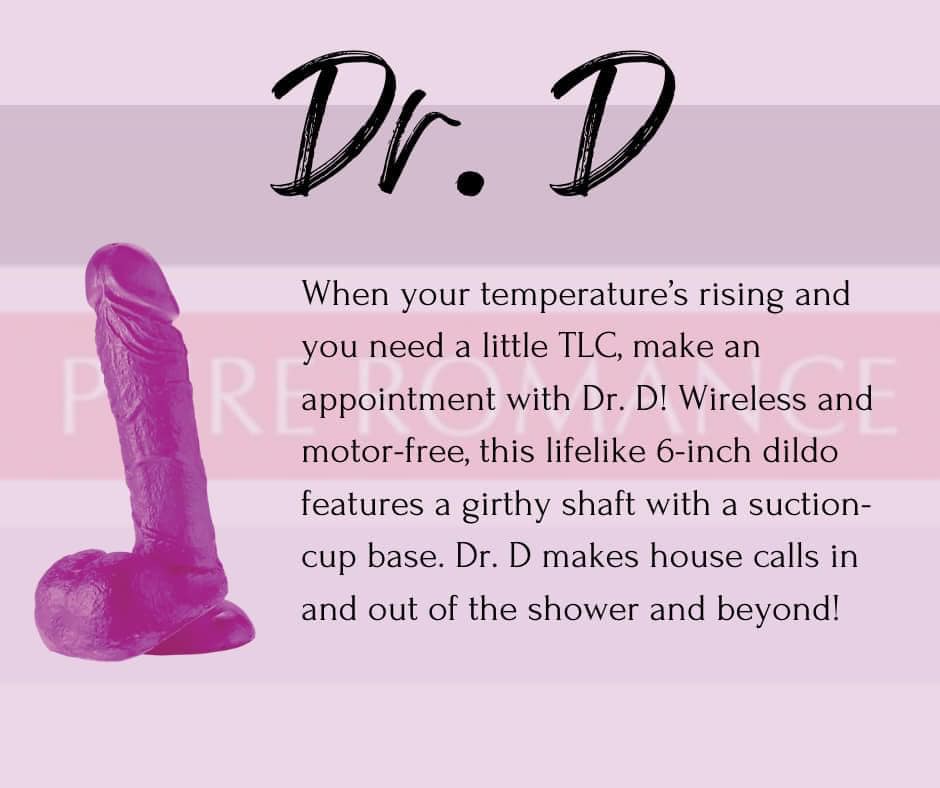 Dr D (deep red, pink or blue)