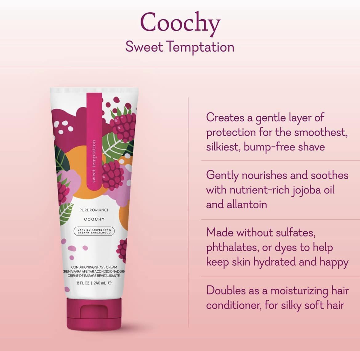 Coochy Conditioning Shave Cream - Sweet Temptation