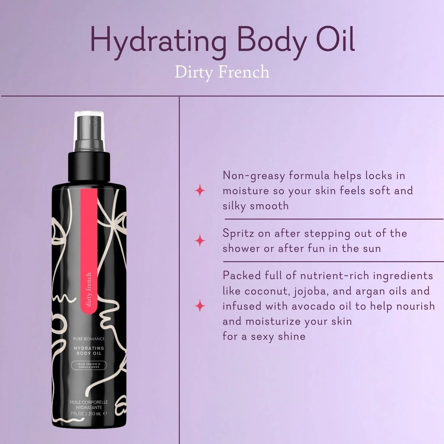 Hydrating Body Oil Dirty French