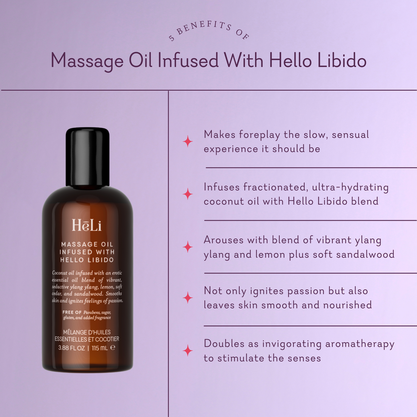 Heli Hello Libido Massage Oil