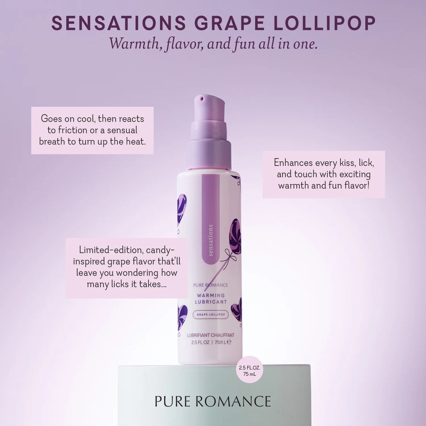 Sensations Grape Lollipop