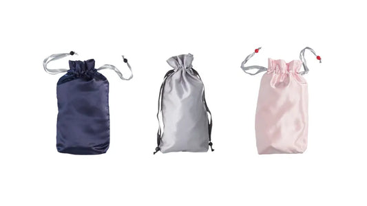 Toy Tote - Navy / Silver / Pink