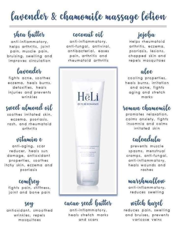 Heli Lavender & Chamomile Massage Lotion