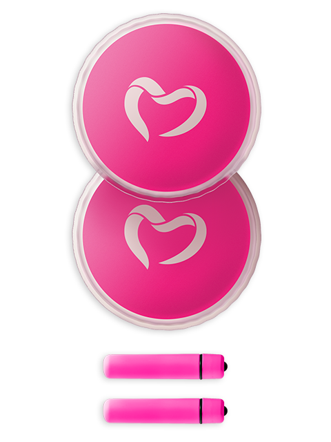 Heart Throb (heat pack & bullet x2) pink