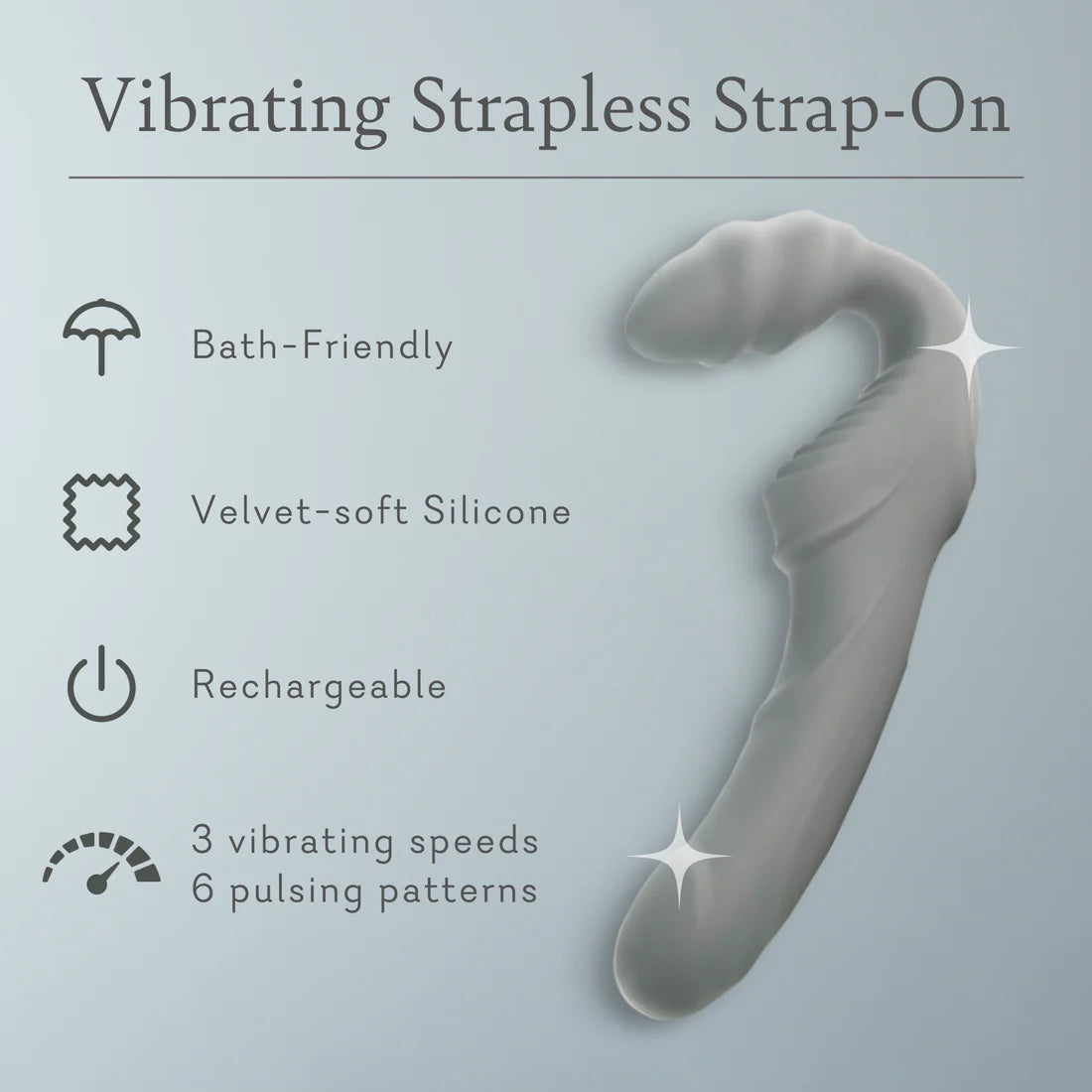 Vibrating Strapless Strap-on